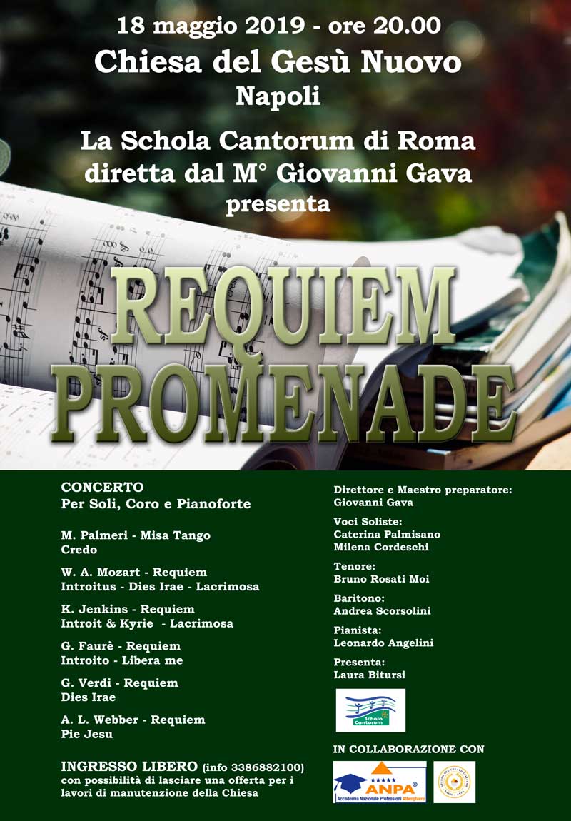 locandina concerto Schola Cantorum