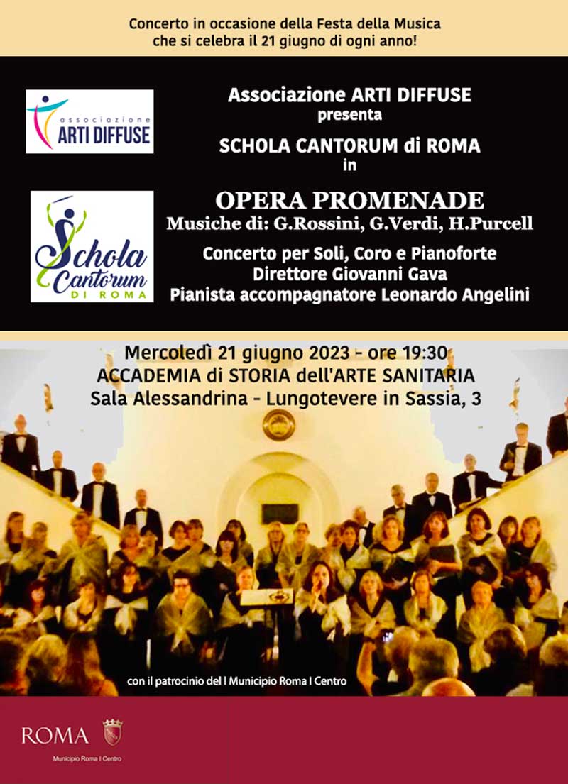 locandina concerto Schola Cantorum