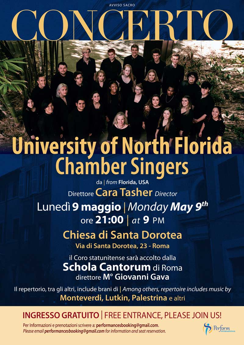 locandina concerto Schola Cantorum